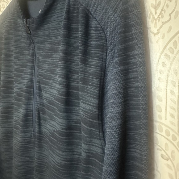 Under Armour Mens Golf Half Zip Size XL Long Sleeve Blue Breathable Light Weight - Picture 6 of 6